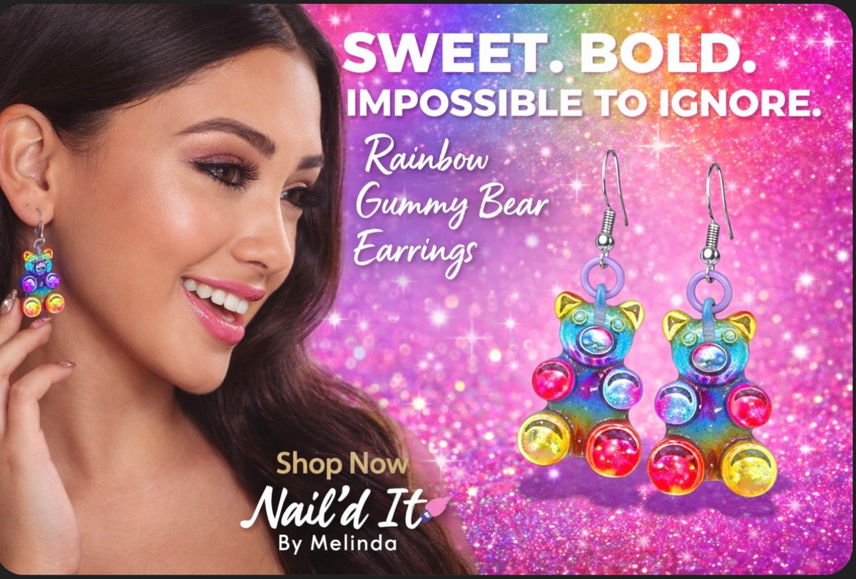Sparkly Bear Earrings & Necklaces