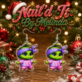 Breast Cancer Awareness Grinch Tie-Dye Acrylic Dangle Earrings