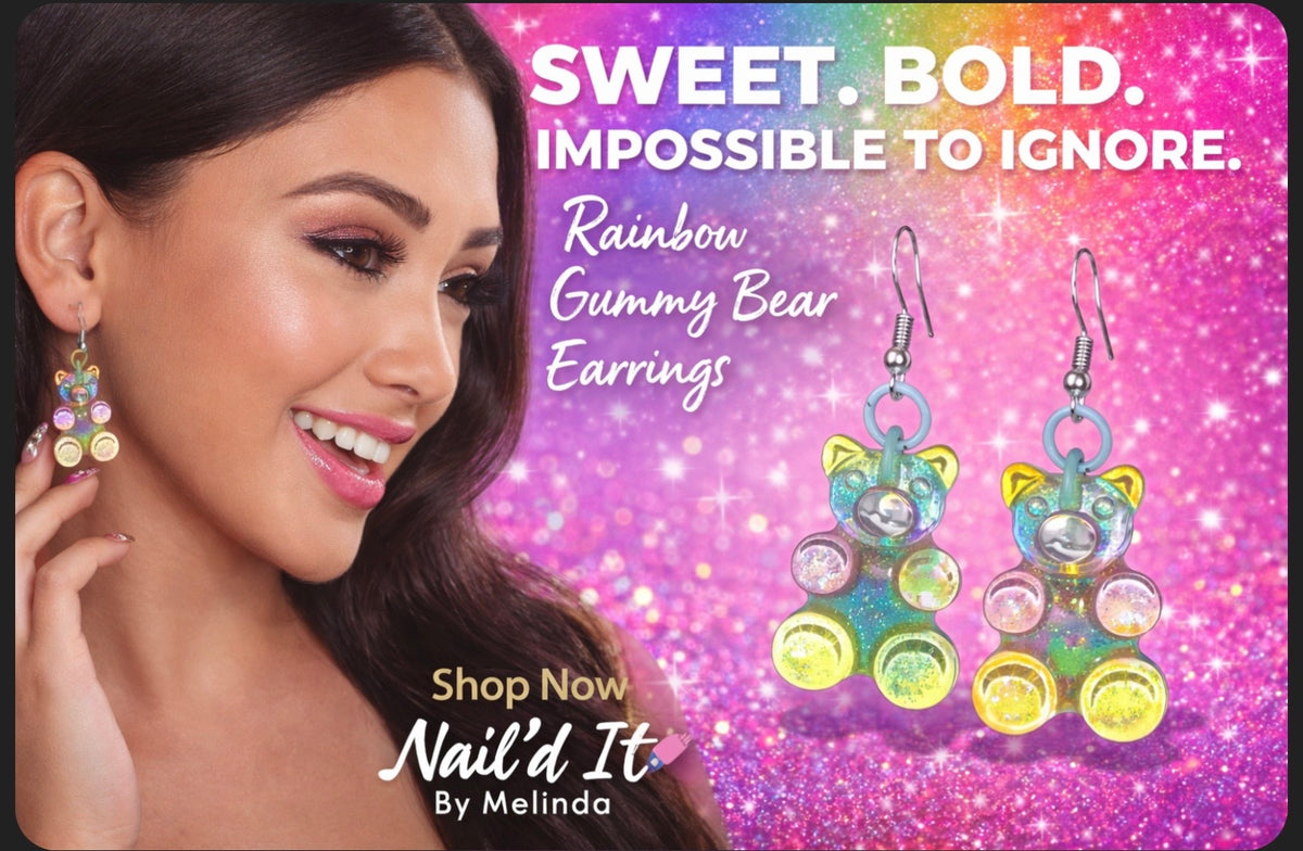 Sparkly Bear Earrings & Necklaces