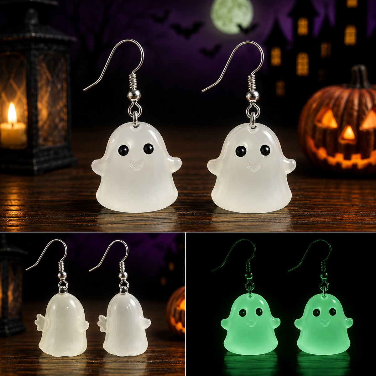 Phantom Glow Dangle Earrings