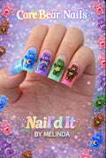 Mini Care Bears Flat Back Nail Charms – 11 Pieces