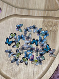 Multicolored Butterflies Nail Charms