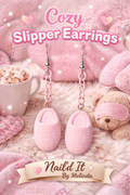 Cozy Queen Slipper Earrings