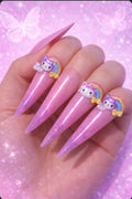 Kawaii Kitty Rainbow Charms