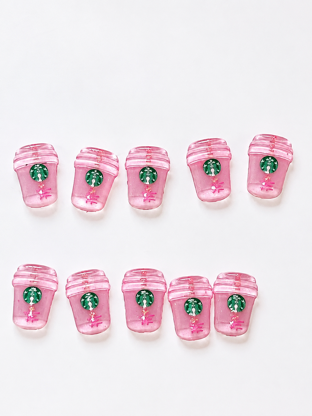 Pink Sip for a Cause – Starbucks Cup Nail Charms