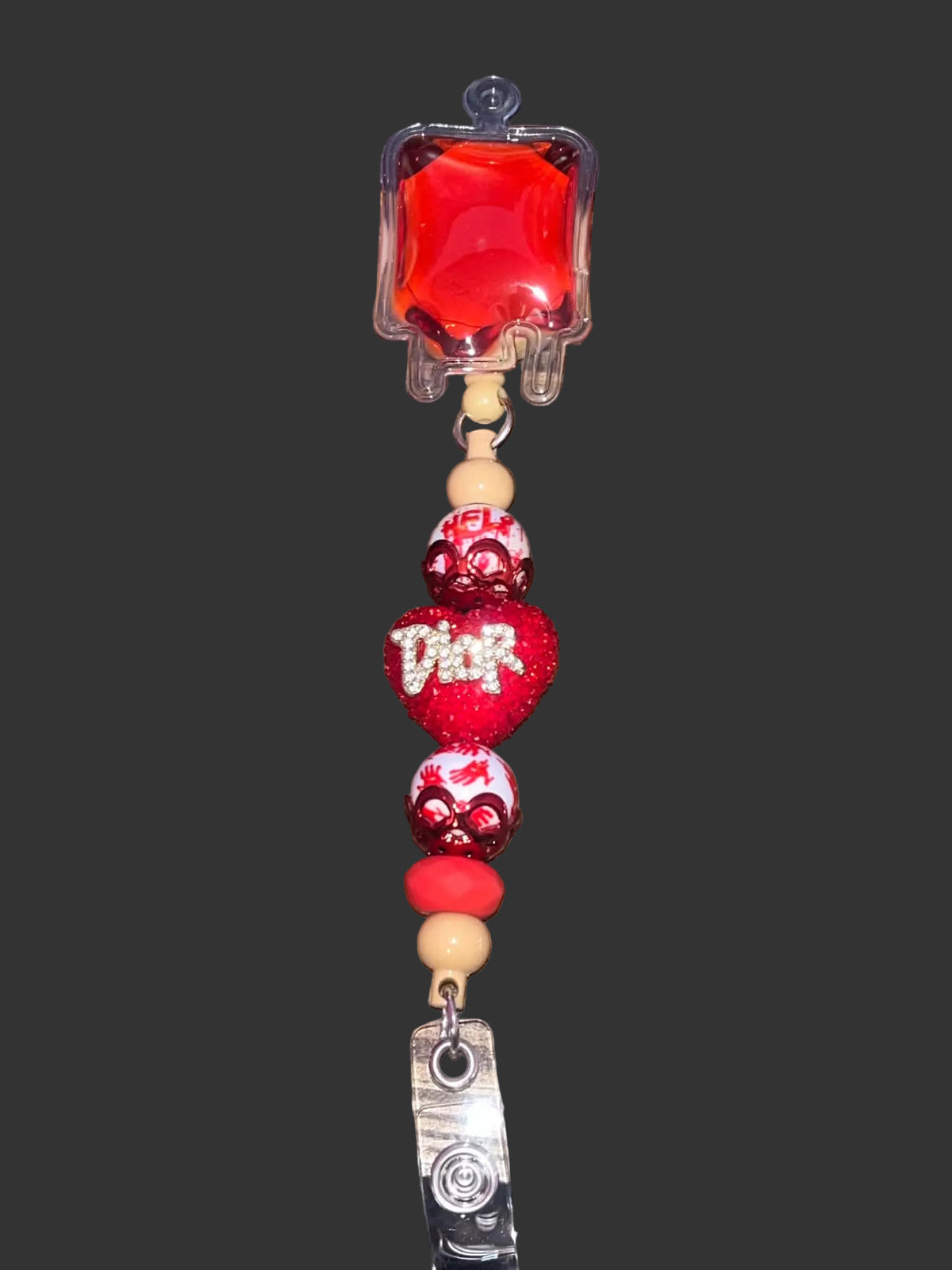 Blood Donor Heart Badge Reel