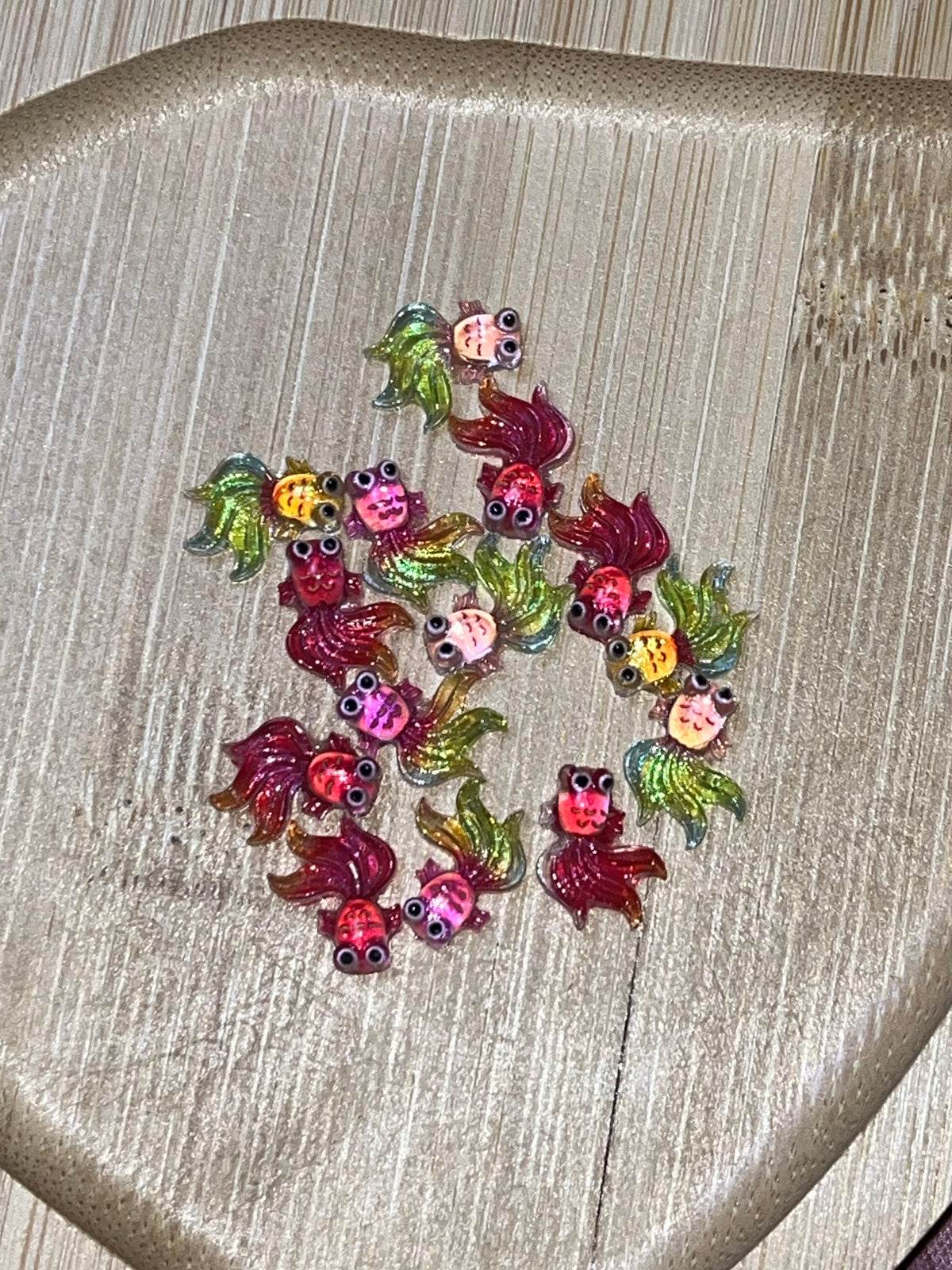 Colorful Fish Nail Charms