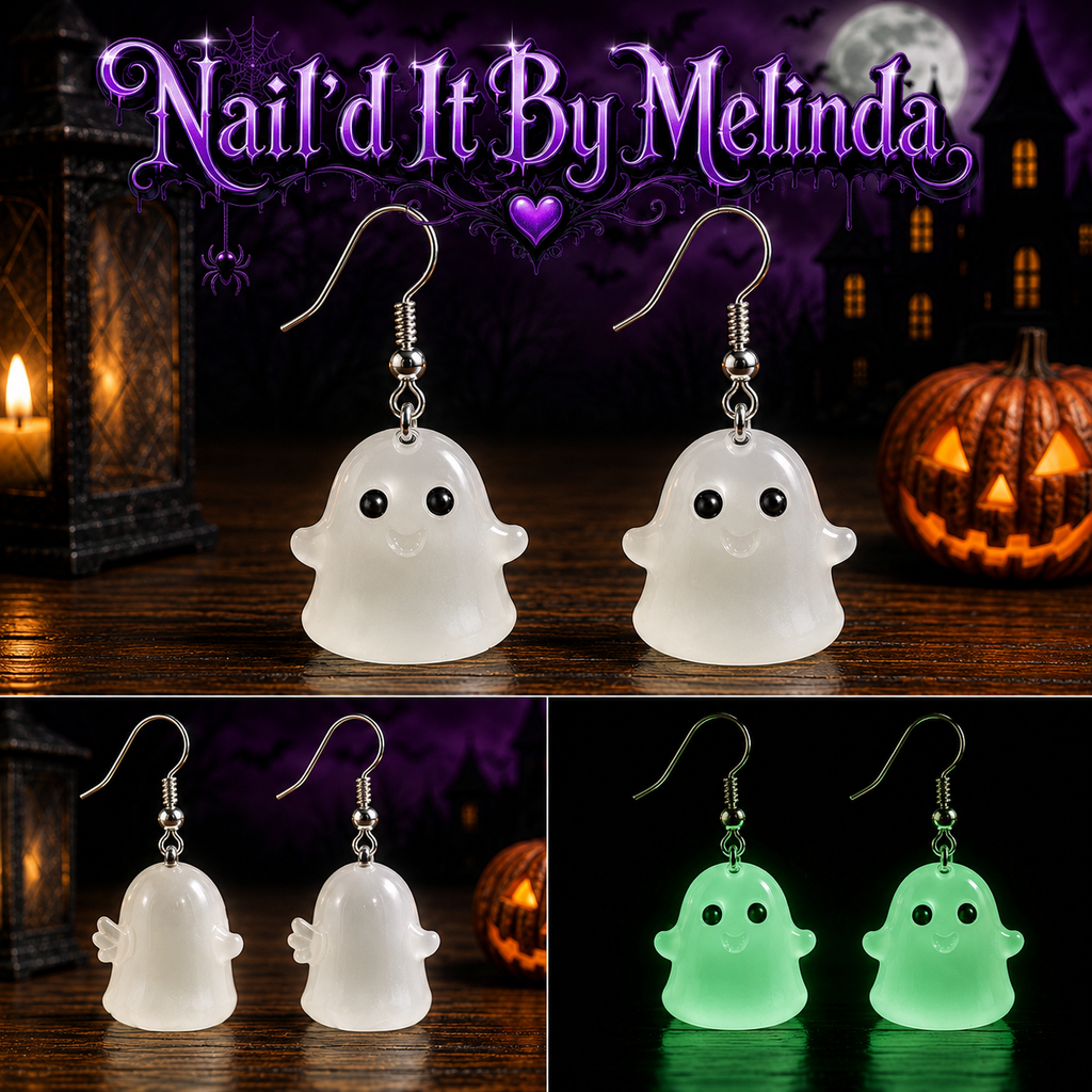 Phantom Glow Dangle Earrings - Nail'd It By Melinda
