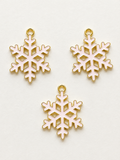 Pink Snowflake Charm Earring & Necklace Set – Pink with a Purpose