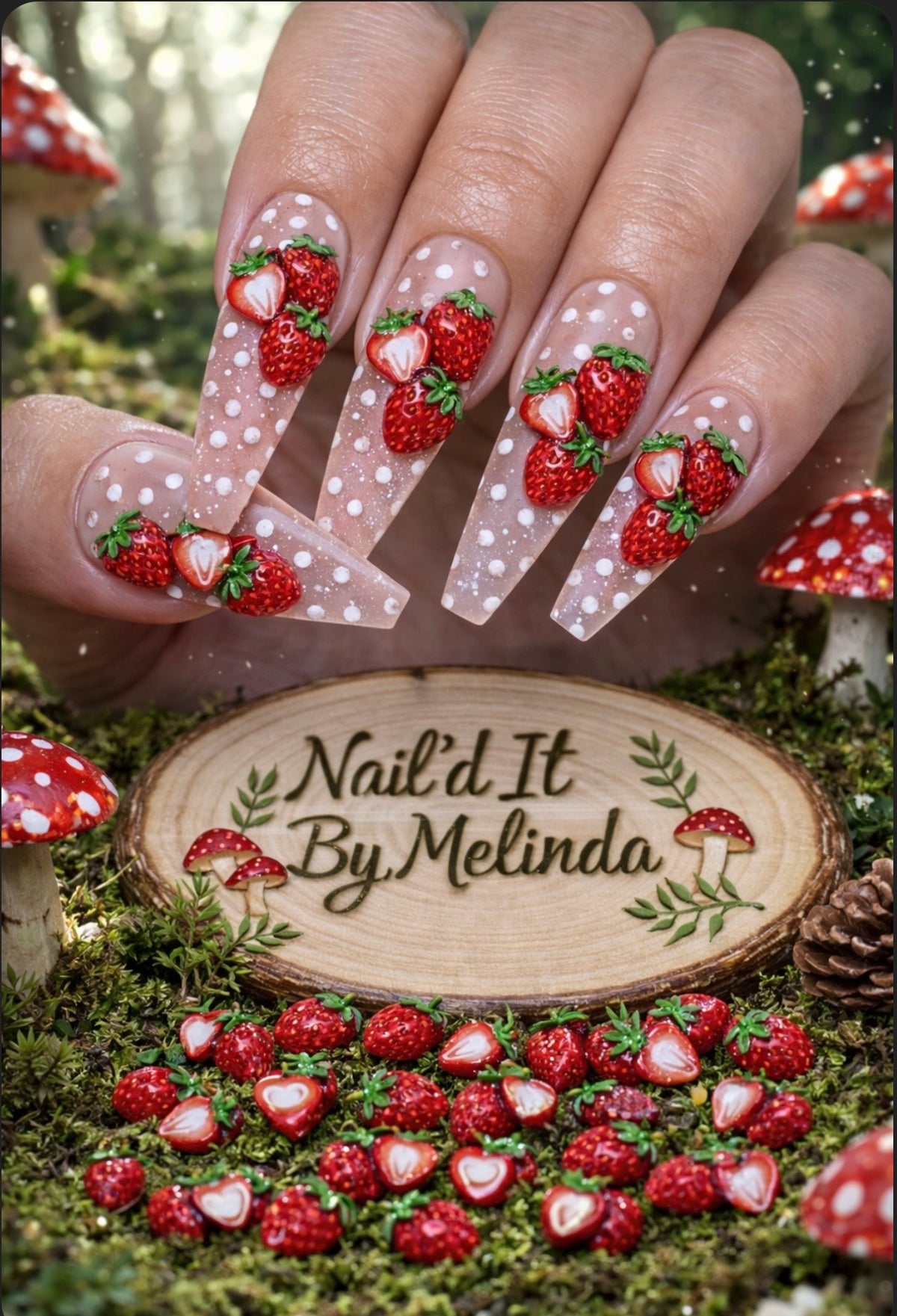 Sweet Strawberry Charm Mix
