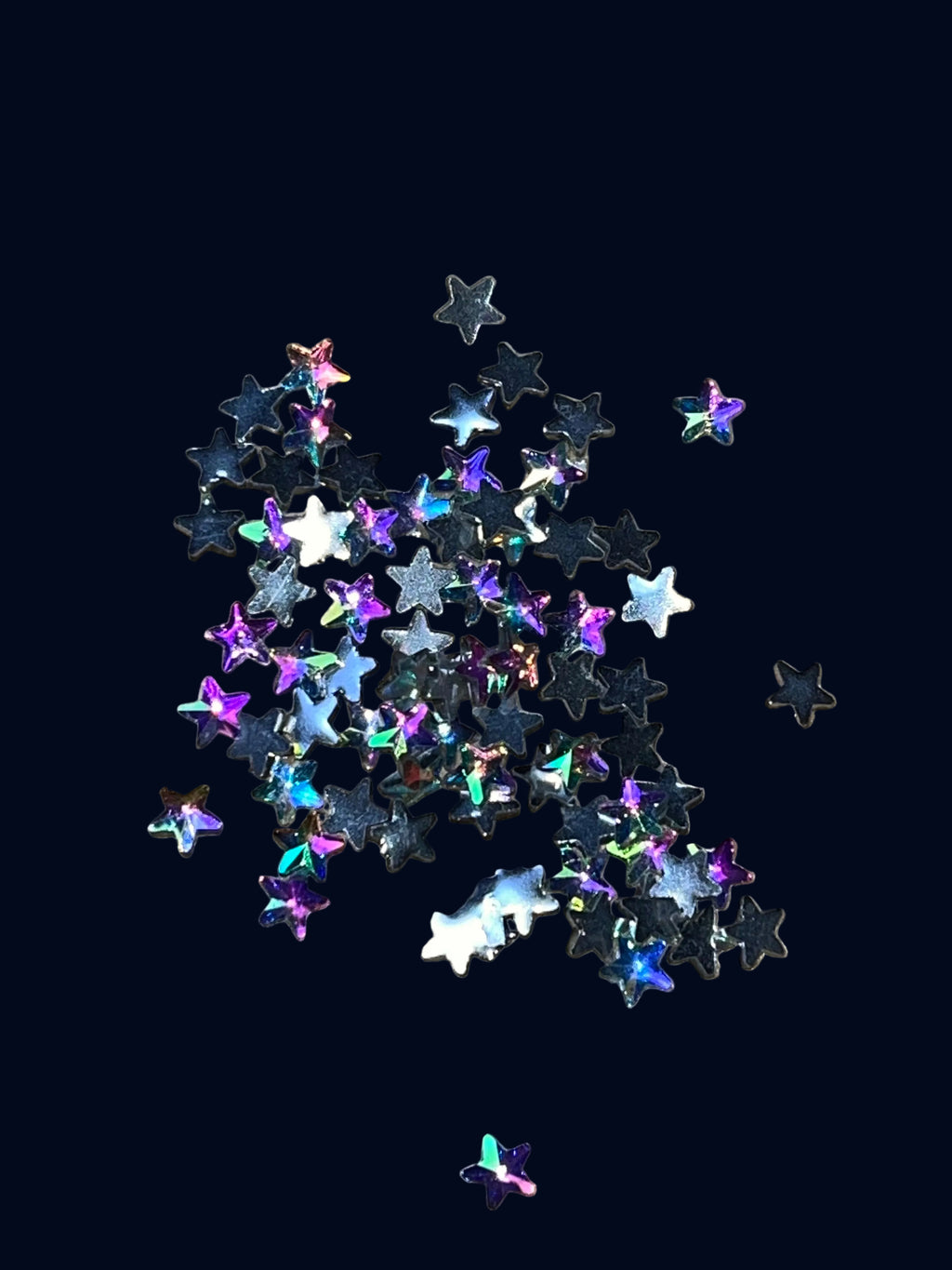 Iridescent Star Charms