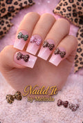 Leopard Luxe Bow Charms