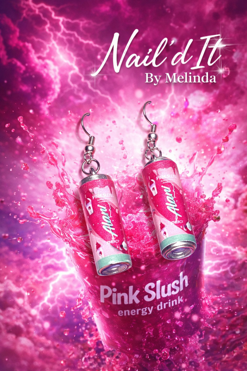 Energy Drink Earrings