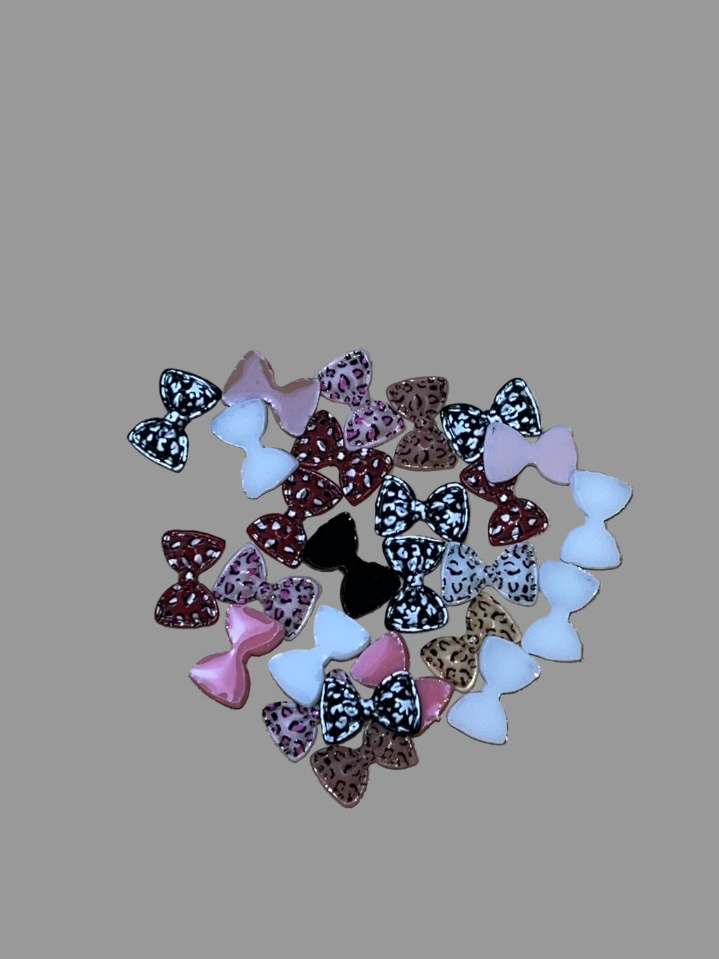 Leopard Luxe Bow Charms