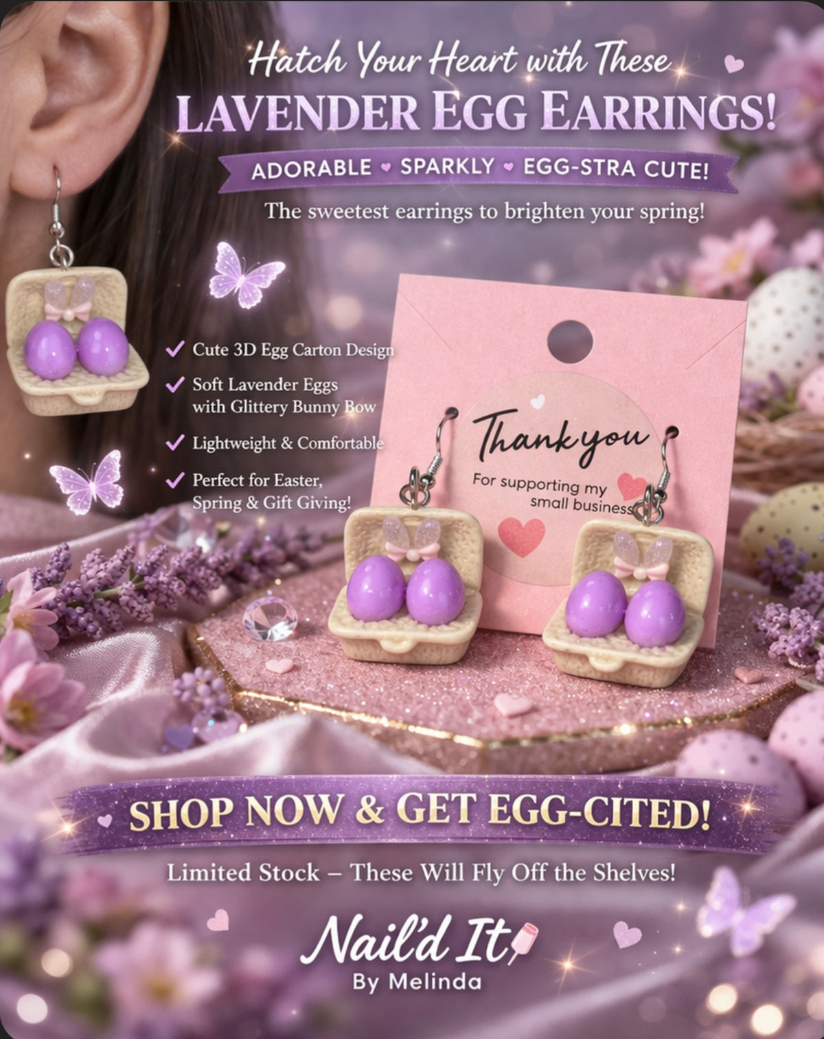 Easter Egg Earrings