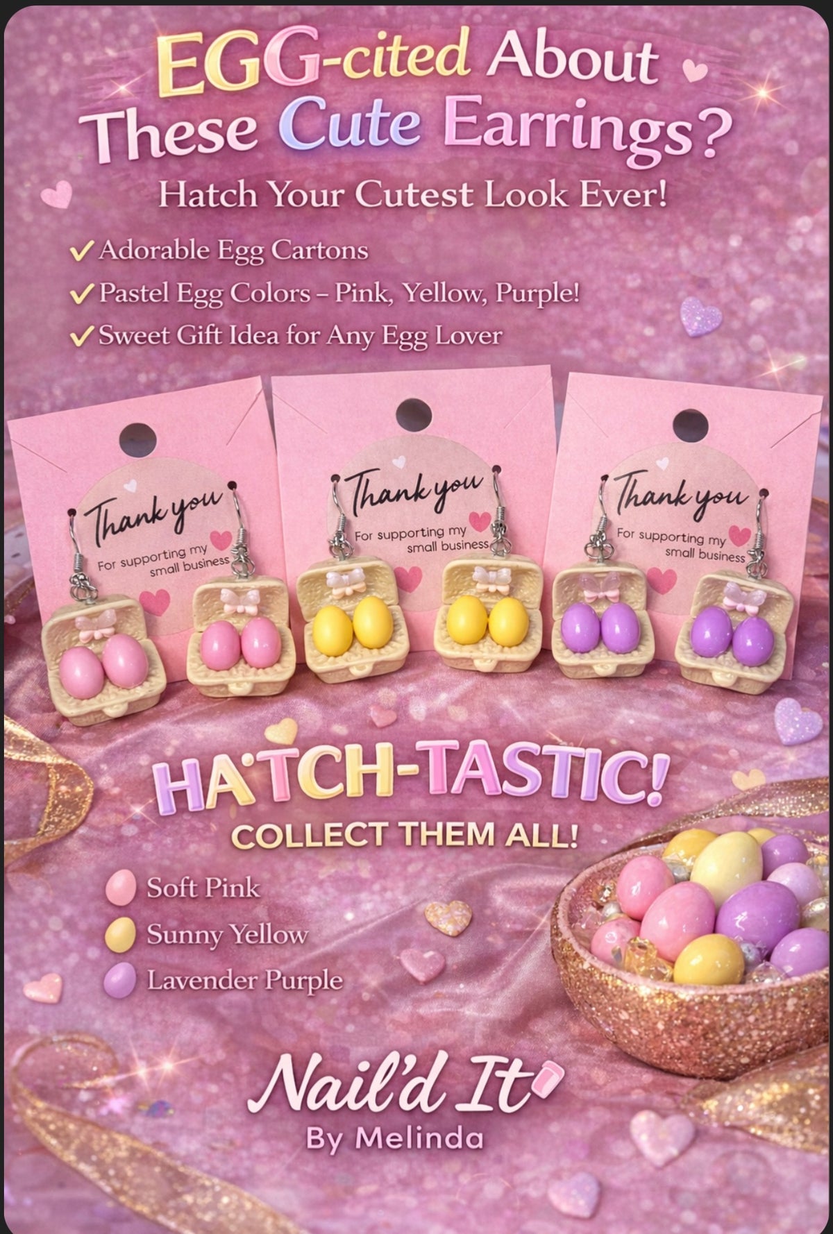 Easter Egg Earrings
