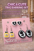 Trio CC Earring Set
