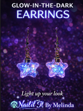 Glow-in-the-Dark Glass Star Earrings – Mystery Blind Bag ✨