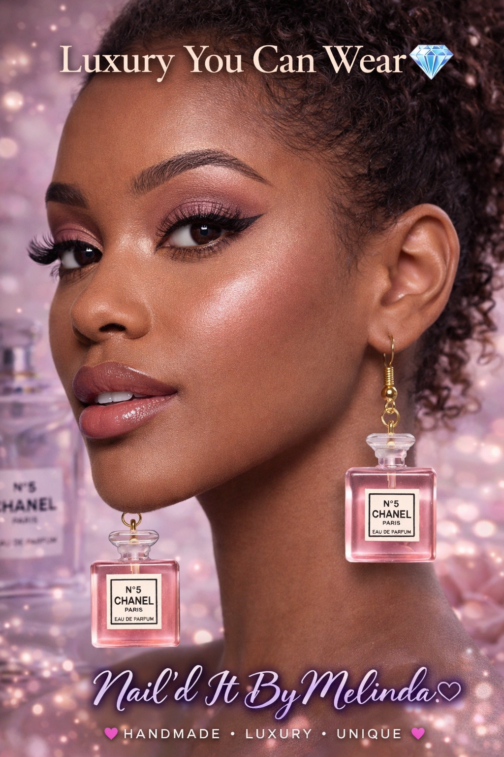 CoCo Perfume Bottle Earrings