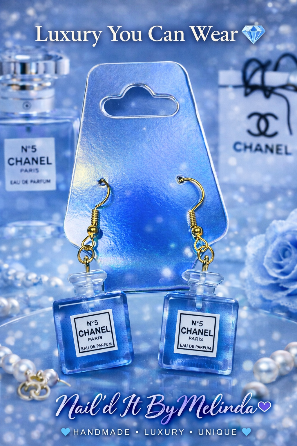 CoCo Perfume Bottle Earrings