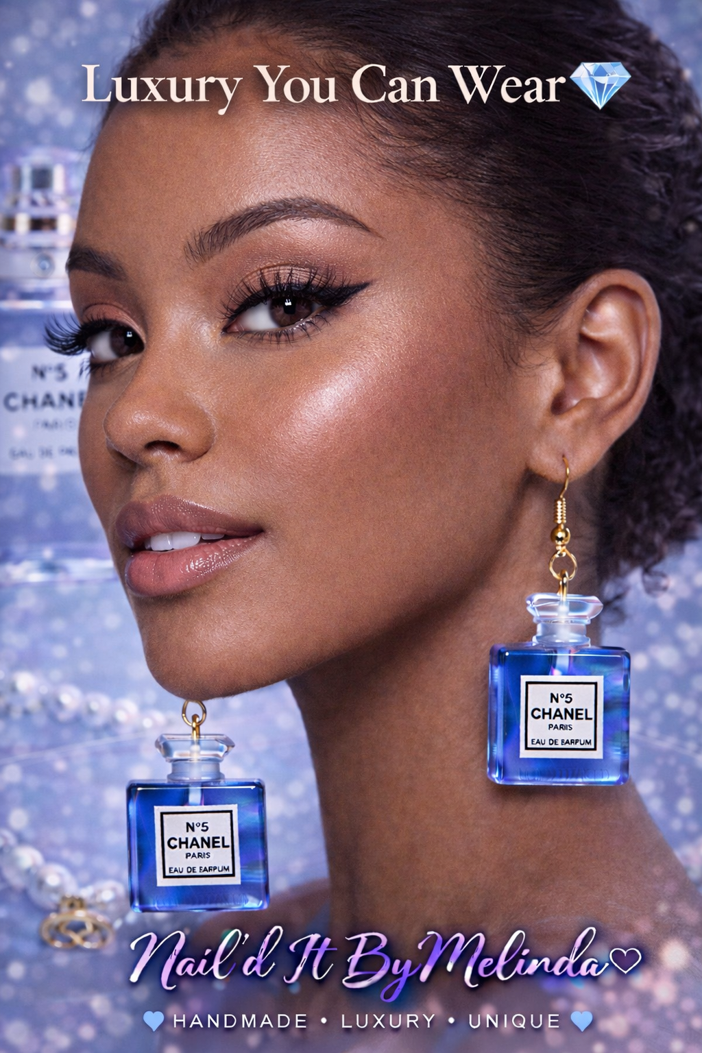 CoCo Perfume Bottle Earrings
