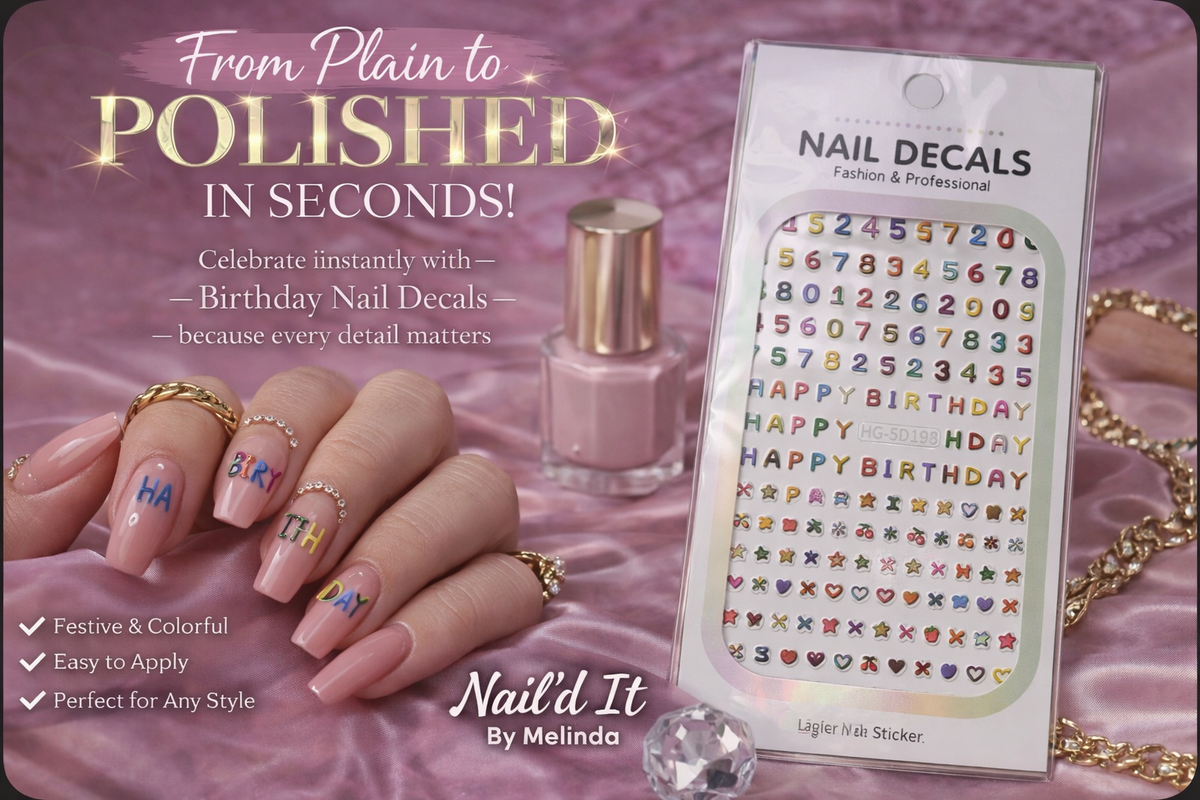 Eye Catching Nail Decal Stickers