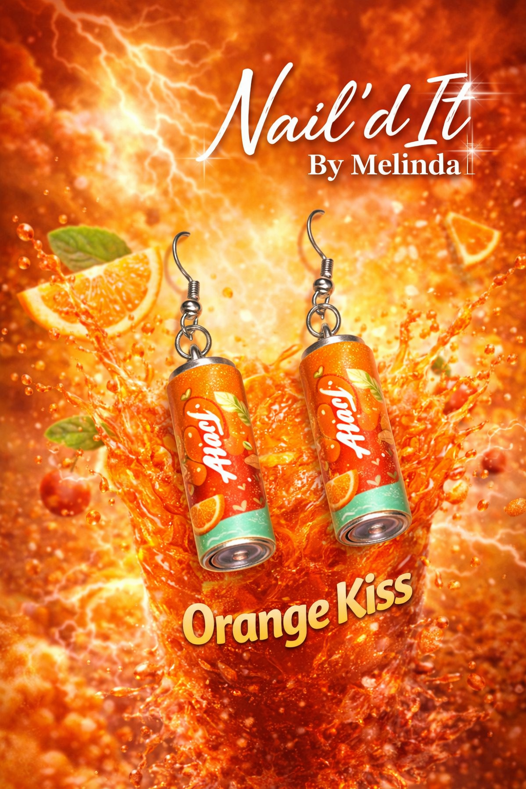 Energy Drink Earrings