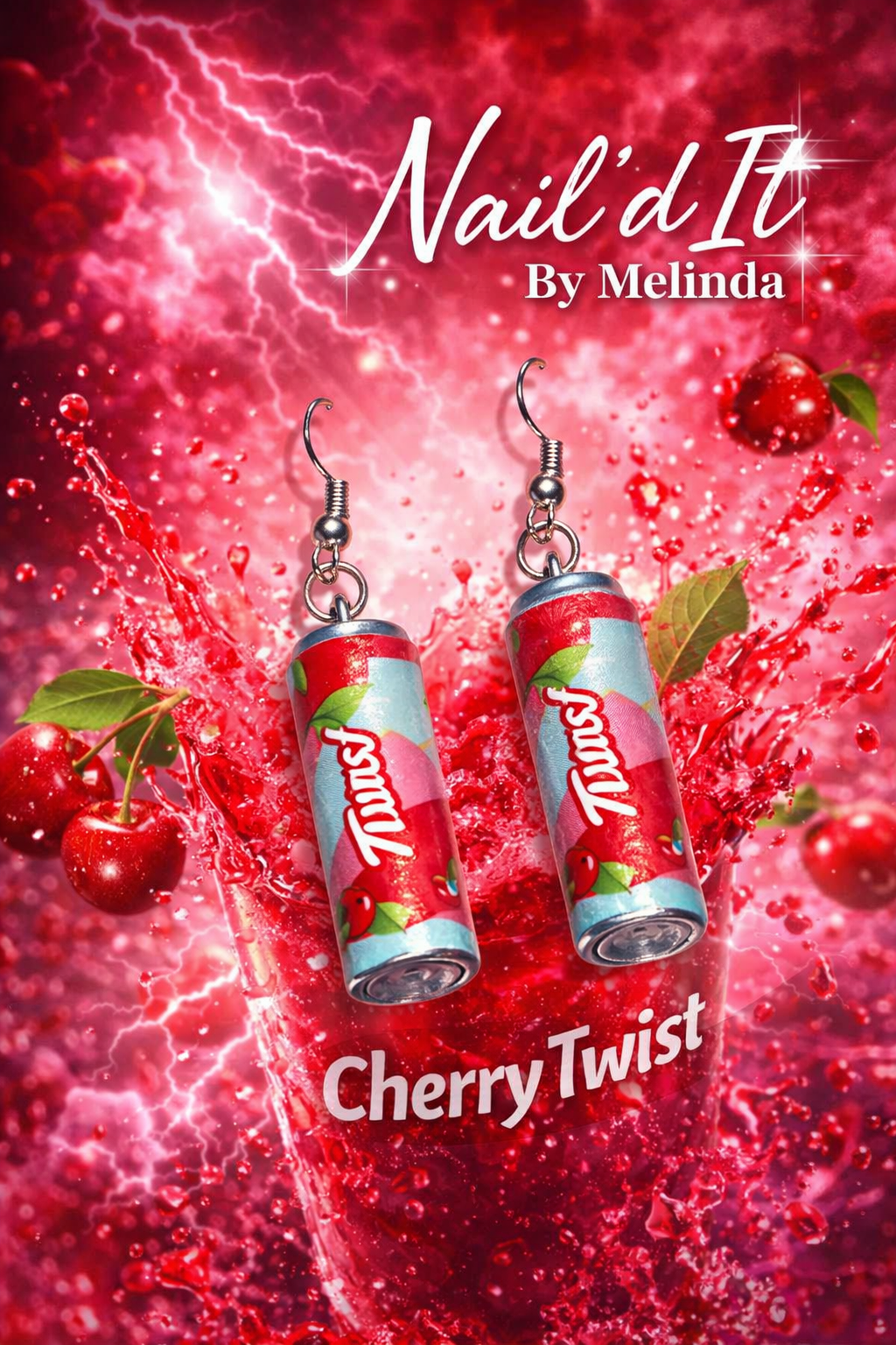 Energy Drink Earrings