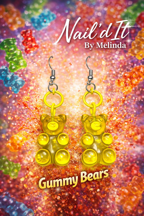 Candy Drip Gummy Bear Earrings