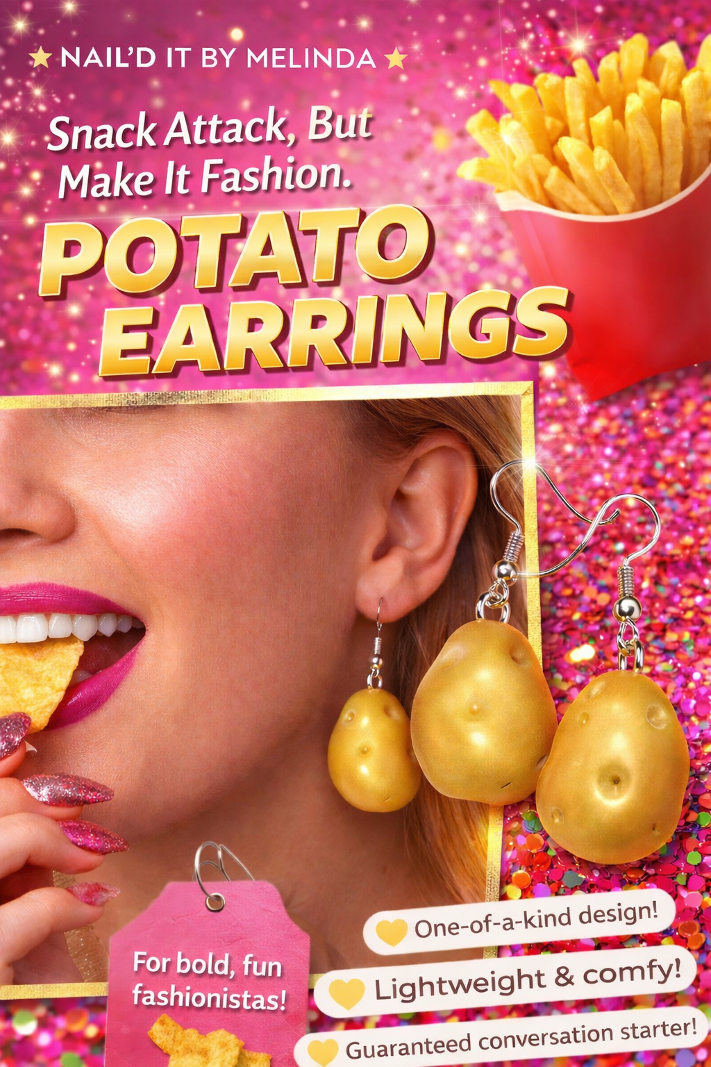 Hot Girl Snack Earrings