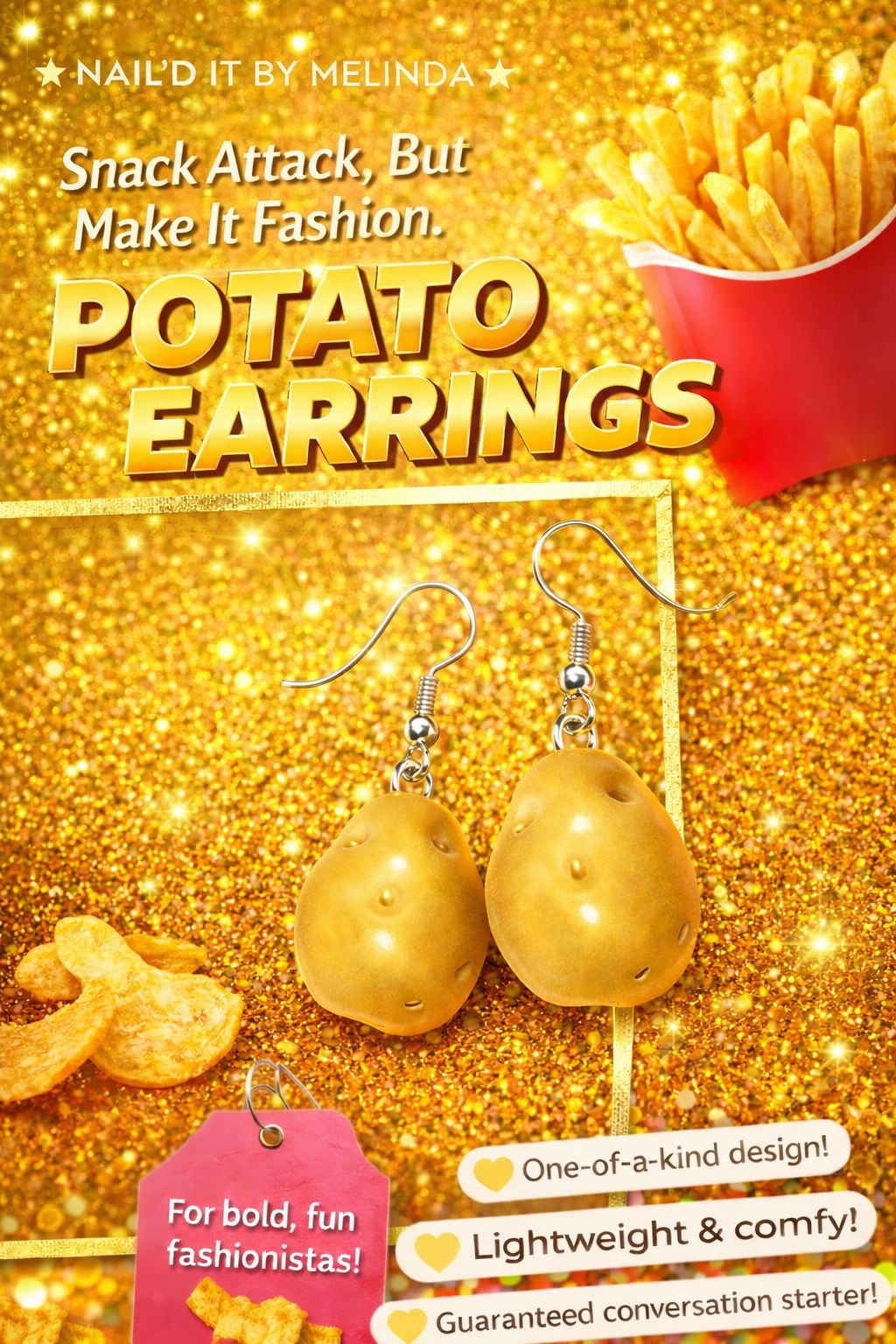 Hot Girl Snack Earrings