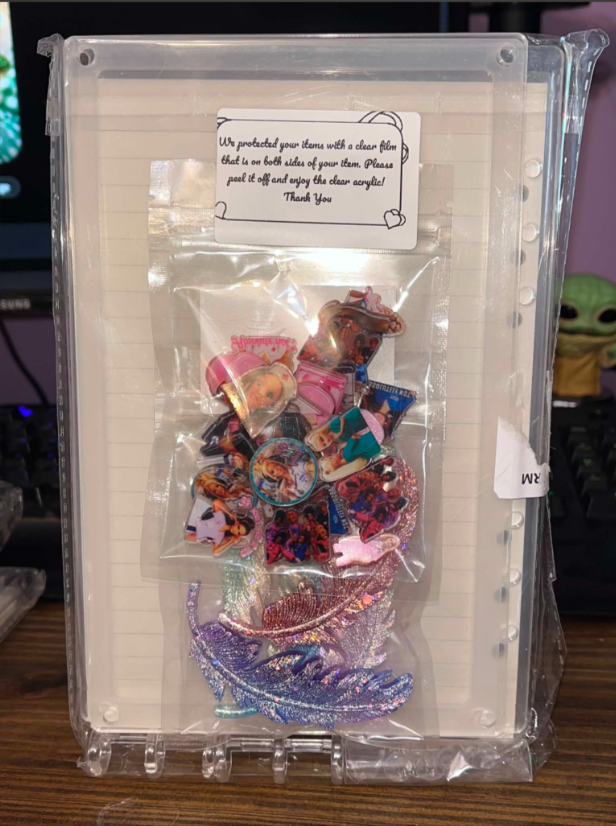 Large Blind Bag Shaker Notebook – Choose Your Design