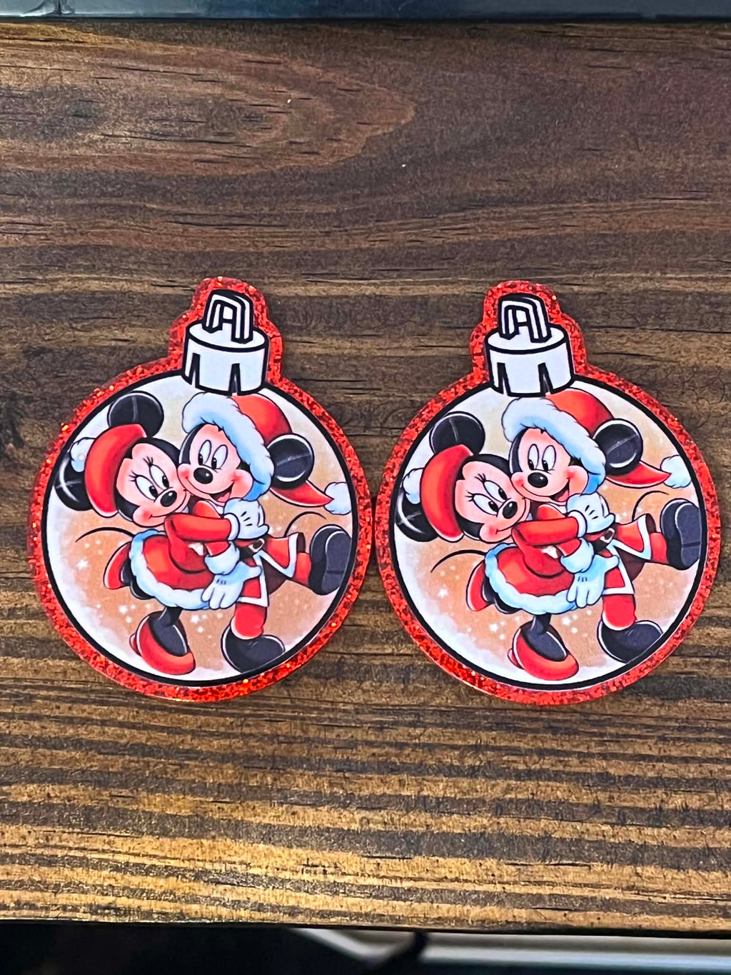 Merry Mouse Mistletoe Earrings
