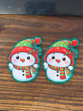 Frosty & Fabulous Snowman Earrings