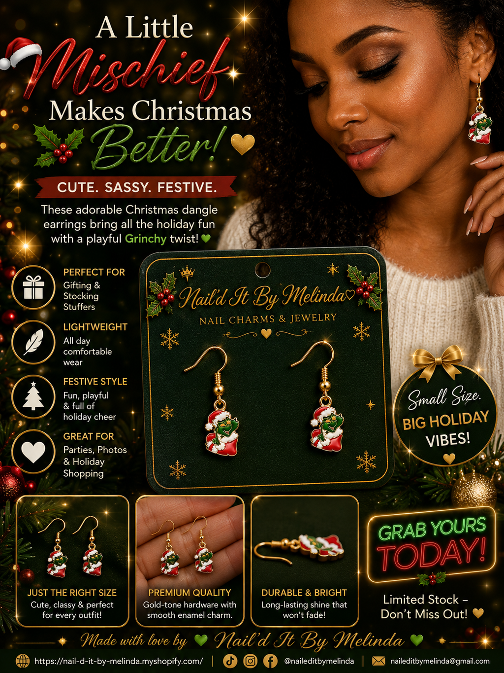 Dear Sant I can Explain Earrings