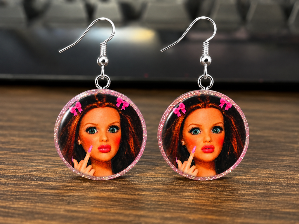 IDGAF BB Earrings