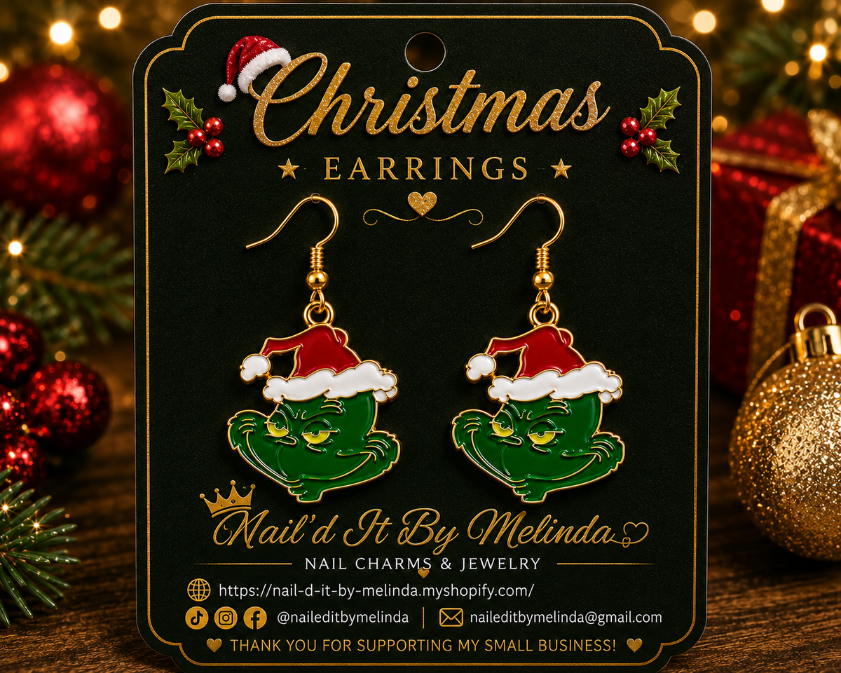 Merry Mischief Christmas Dangle Earrings