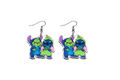 Stitch & Grinch BFF Christmas Earrings