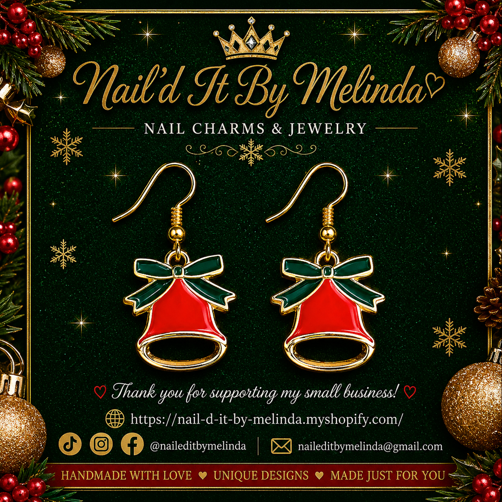 Jingle All the Way Christmas Bell Earrings – Festive Holiday Jewelry