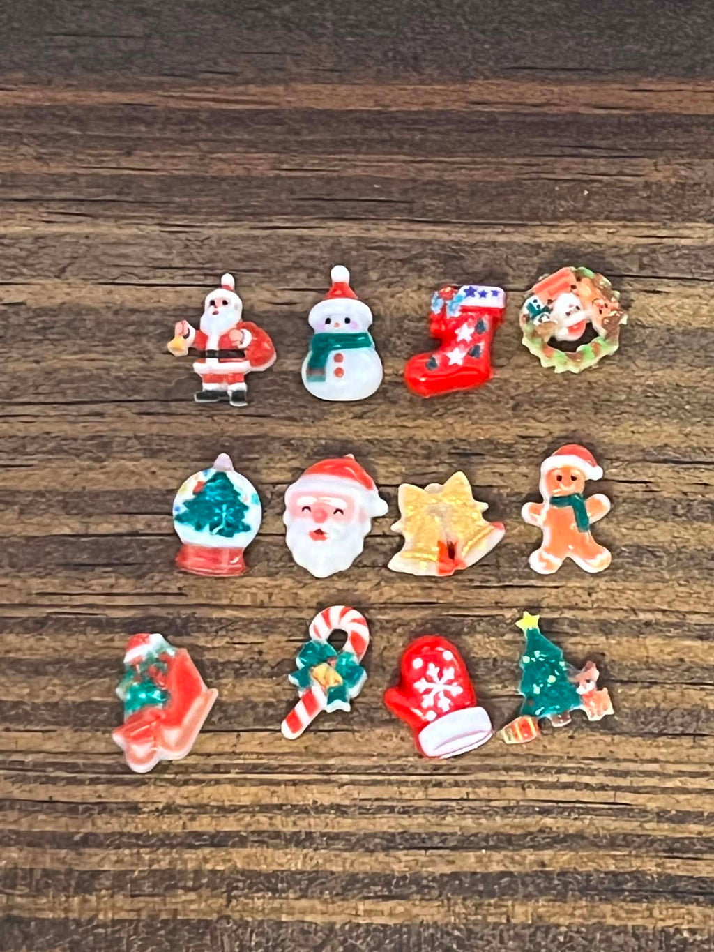 Santa's Little Nail Shop – Christmas 3D Nail Charm Mix
