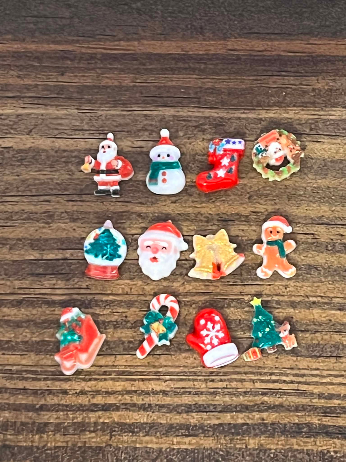 Santa's Little Nail Shop – Christmas 3D Nail Charm Mix