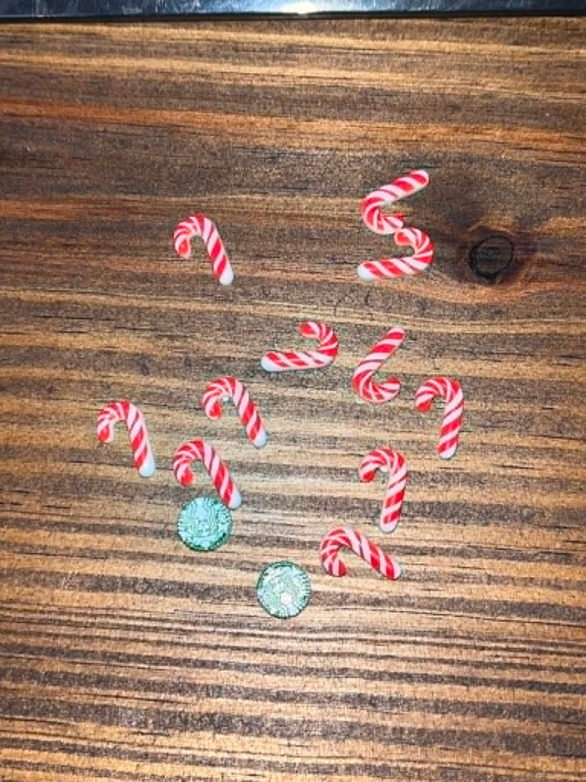 Candy Cane Cutie Christmas Nail Charms – Festive 3D Holiday Nail Art