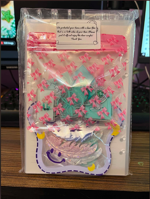 Large Blind Bag Shaker Notebook – Choose Your Design