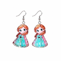 Princess Anna Earrings White Background