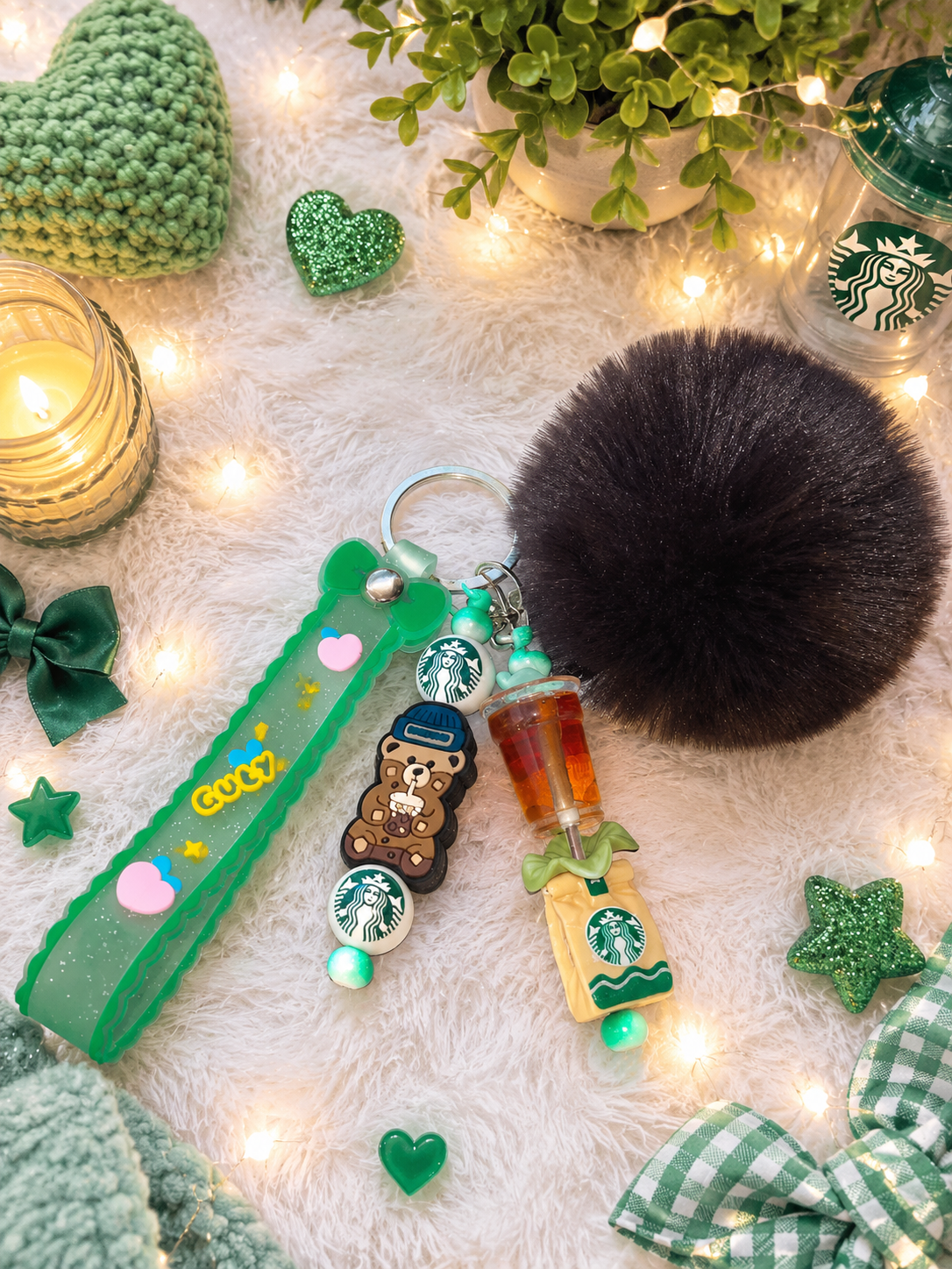 Starbucks Girlie Keychain
