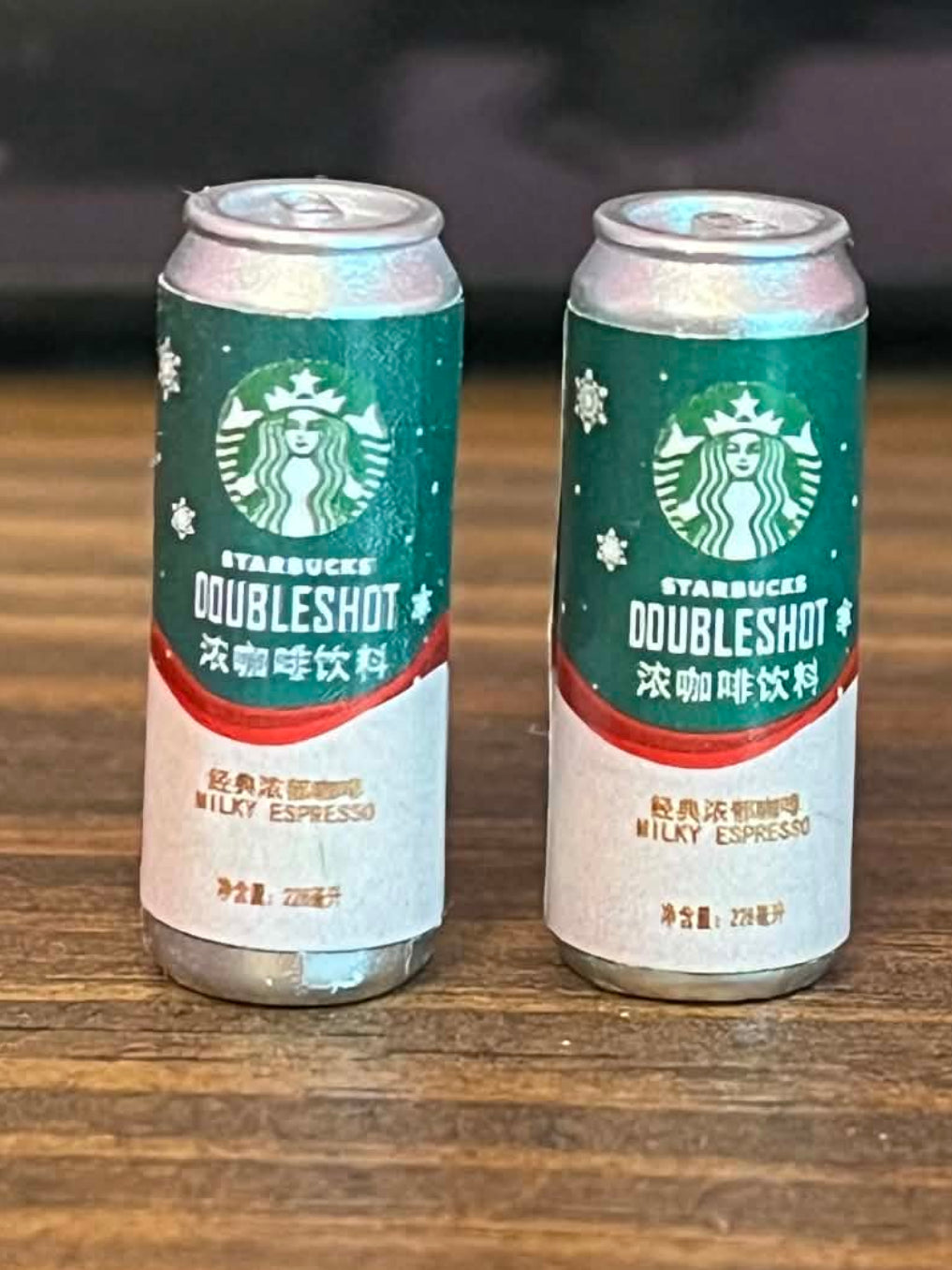 Holiday Double Shot Coffee Can Earrings – Christmas Caffeine Cuties
