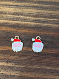 Santa's Pink Christmas Sparkle Earrings – Glam Holiday Jewelry
