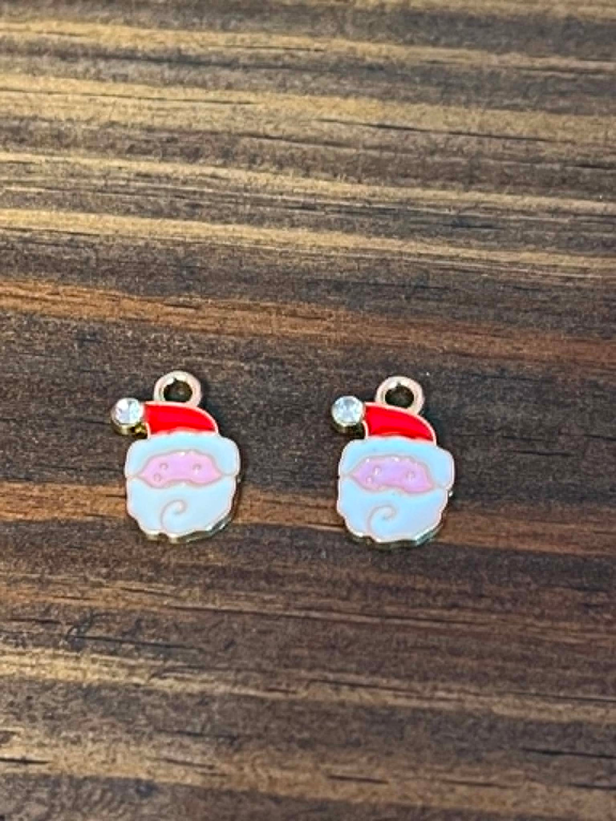 Santa's Pink Christmas Sparkle Earrings – Glam Holiday Jewelry