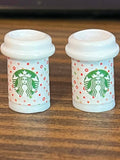 Christmas Coffee Cup Earrings – Festive Holiday Jewelry for Coffee Lovers